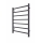 Badkamerhanddoekradiator INOX TOKIO 161W/230V 77x53 cm RVS/antraciet