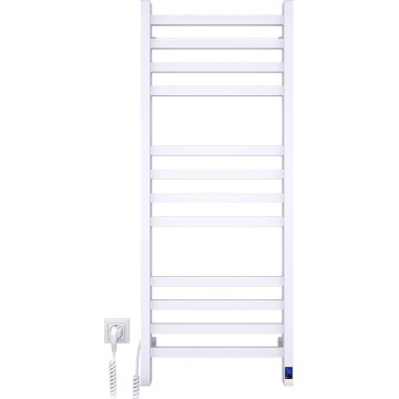 Badkamerhanddoekradiator met thermostaat AVANGARD 459W/230V 120,6 cm IP44 wit links vierkant