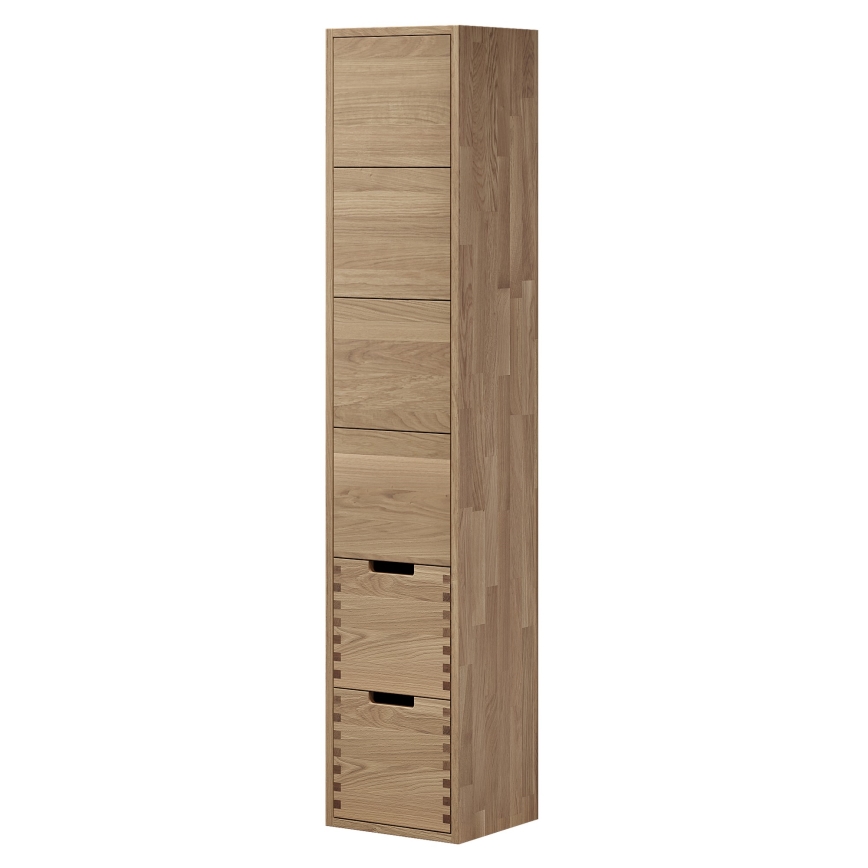 Badkamerkast GRIBSKOV 175 cm beige/eiken