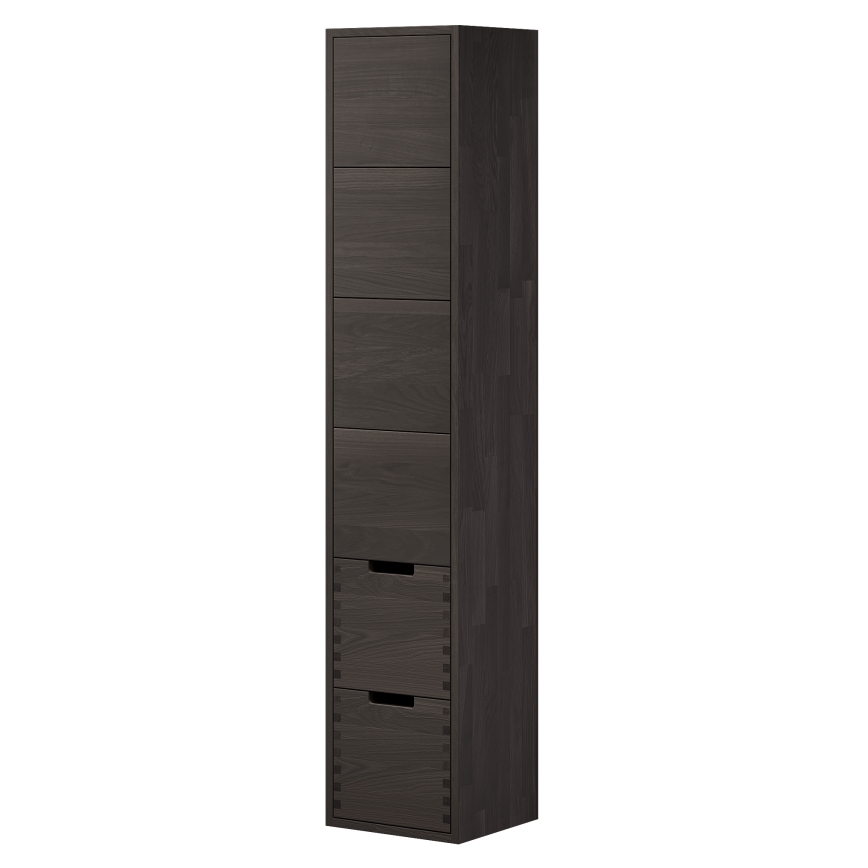 Badkamerkast GRIBSKOV 175 cm bruin/eiken