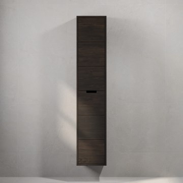 Badkamerkast GRIBSKOV 175 cm bruin/eiken