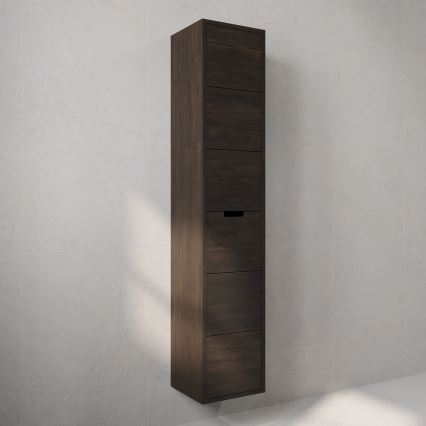 Badkamerkast GRIBSKOV 175 cm bruin/eiken