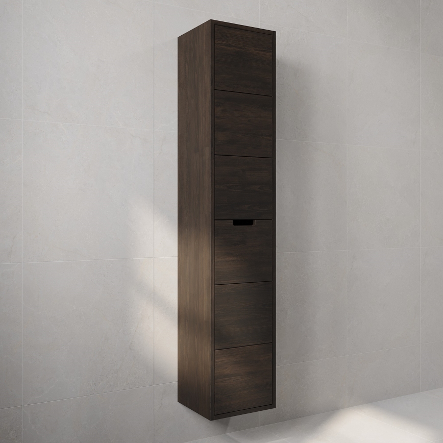 Badkamerkast GRIBSKOV 175 cm bruin/eiken