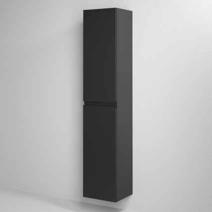 Badkamerkast HELSINKI 35x174x32 cm zwart