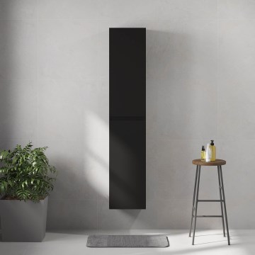 Badkamerkast HELSINKI 35x174x32 cm zwart