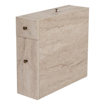 Badkamerkast MELODY, beige marmerlook
