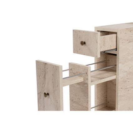 Badkamerkast MELODY, beige marmerlook