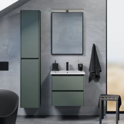 Badkamerkast MOLDE 35x174x32 cm groen