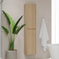 Badkamerkast TRONDHEIM 35x174x30 cm, eiken