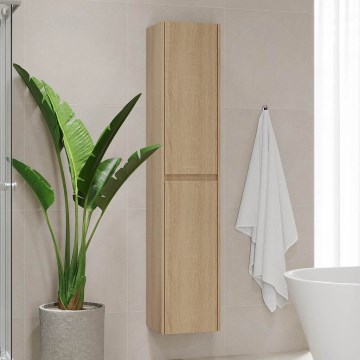 Badkamerkast TRONDHEIM 35x174x30 cm eiken