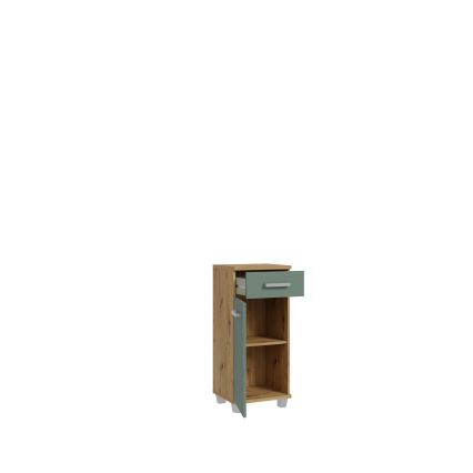 Badkamerkast VENOM groen/artisan eiken