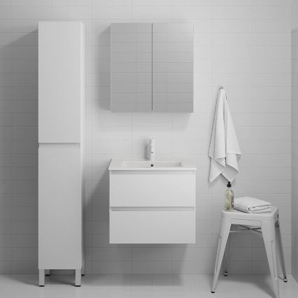 Badkamermeubel met wastafel KENWOOD 61x52x47 cm wit