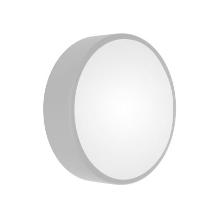 Badkamerplafondlamp CLEO met sensor, 3xE27/24W/230V, Ø 40 cm, grijs, IP54
