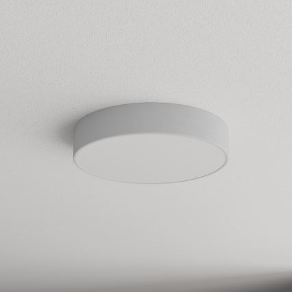 Badkamerplafondlamp CLEO met sensor, 3xE27/24W/230V, Ø 40 cm, grijs, IP54