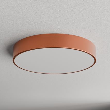 Plafondlamp voor badkamer met sensor CLEO 4xE27/24W/230V pr. 50 cm IP54 koperen