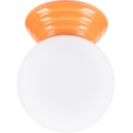 Badkamerplafondlamp ZORI 1xG9/8W/230V Ø 12 cm IP44 oranje