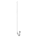 Badkamerradiator RAY 35W/230V 150x30 cm IP44 RVS/wit