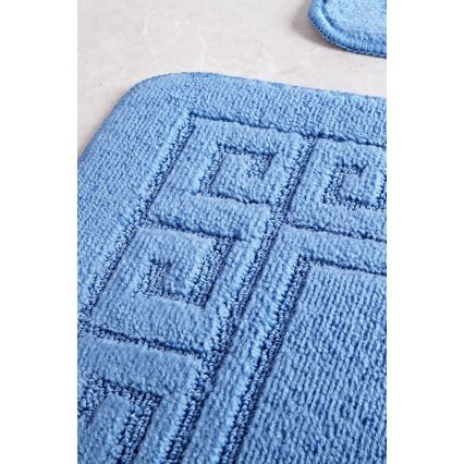 Badmat ETHNIC 50x70 cm blauw