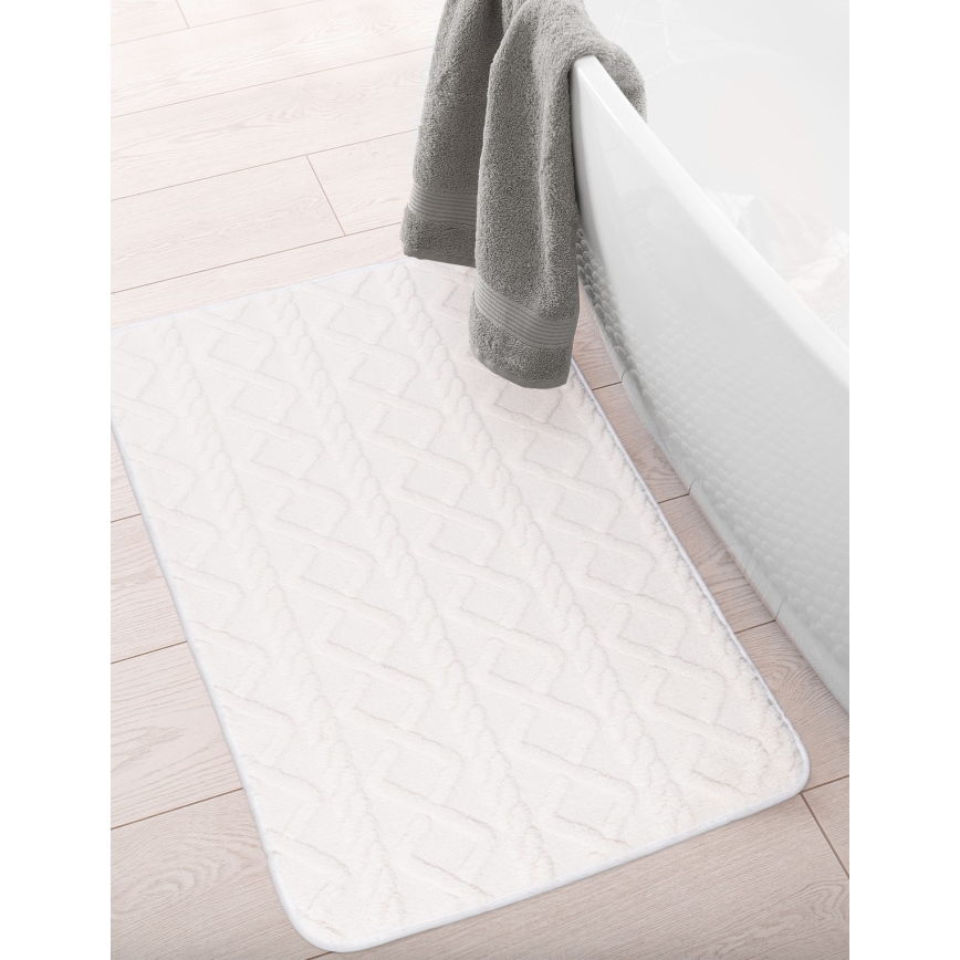 Badmat NEW STYLE 3D 60x90 cm crème