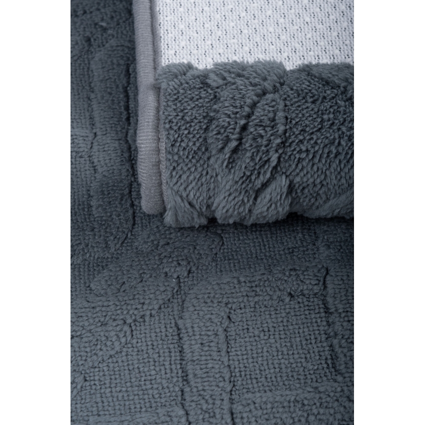 Badmat NEW STYLE 3D 60x90 cm grijs