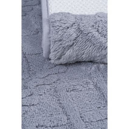 Badmat NEW STYLE 3D 60x90 cm grijs