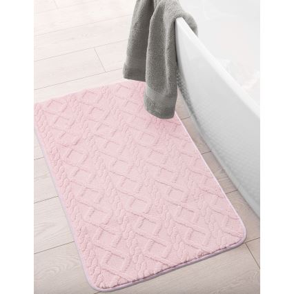 Badmat NEW STYLE 3D 60x90 cm roze