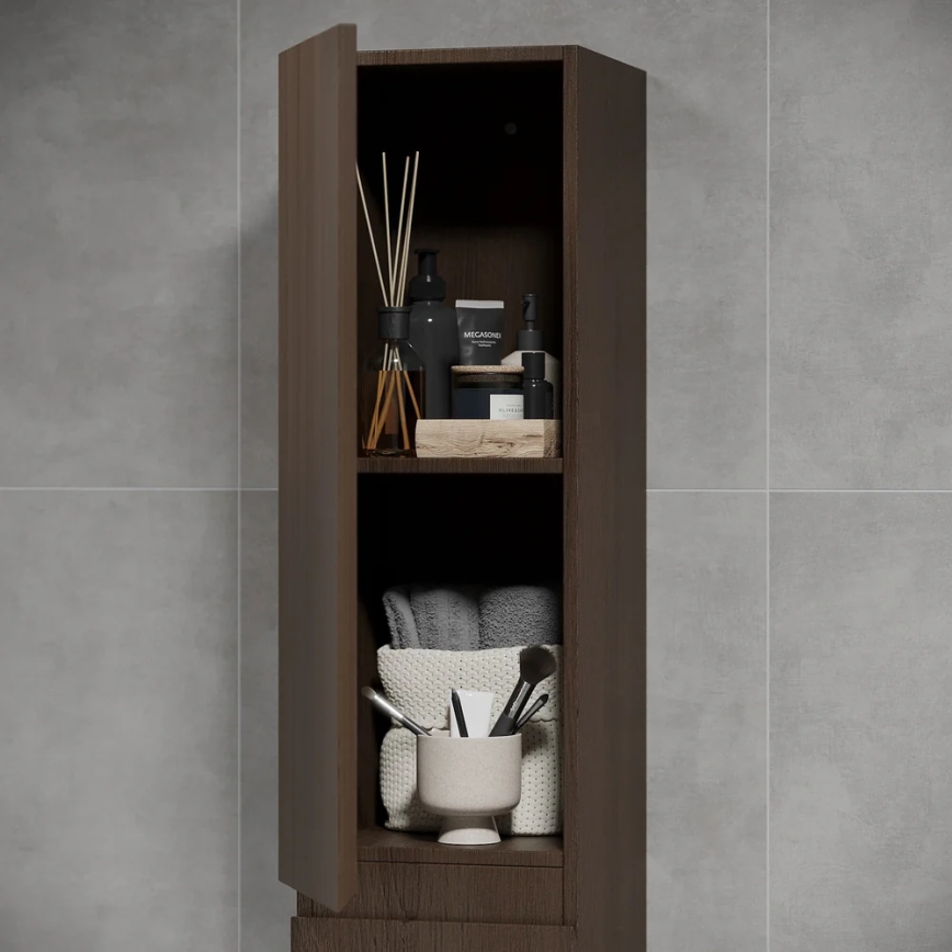 Badmeubel KENWOOD 186 cm in notenhout