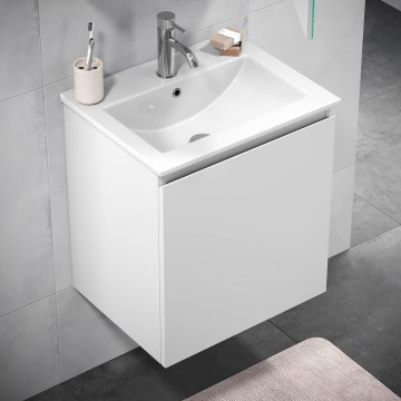 Badmeubel met wastafel KENWOOD 51 x 55 x 41 cm, wit
