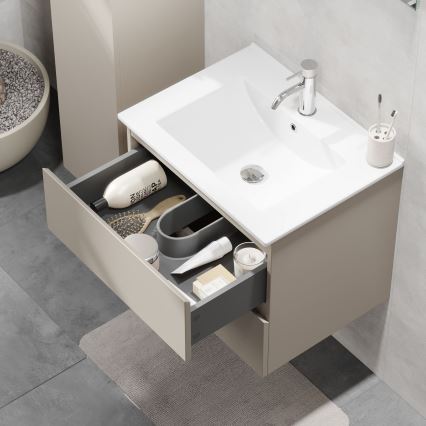 Badmeubel met wastafel KENWOOD 61x52x47 cm Marakesh