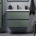 Badmeubel met wastafel LYKE 80 cm groen