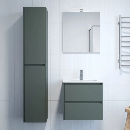 Badmeubel met wastafel MOLDE 60x55x46 cm groen