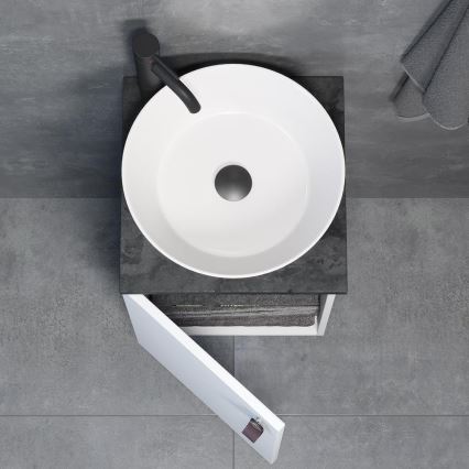 Badmeubel met wastafel TAARNHOLM wit