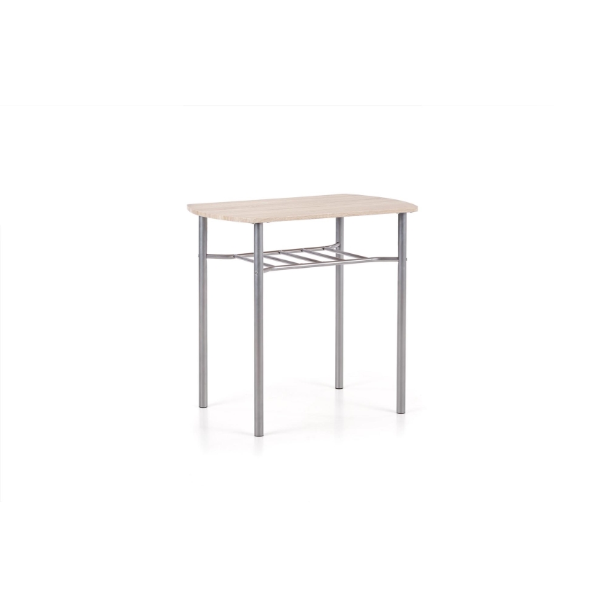 Balkonset LANCE 82x50 cm metaal/sonoma eik