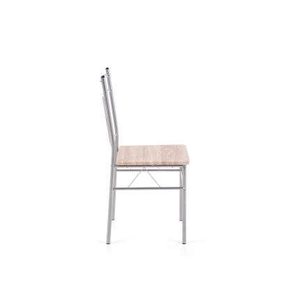 Balkonset LANCE 82x50 cm metaal/sonoma eik