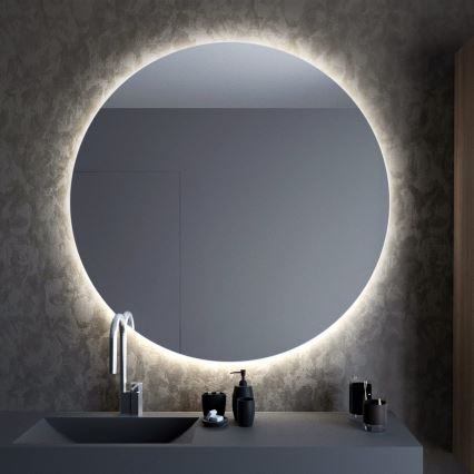 Baltica Design - LED-wandspiegel voor de badkamer met achtergrondverlichting BRIGHT LED/15W/230V 4500K met een diameter van 100 cm IP65