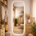 Baltica Design - LED wandspiegel voor de badkamer met achterverlichting STONE CALM LED/15W/230V 4500K 155x50 cm IP65