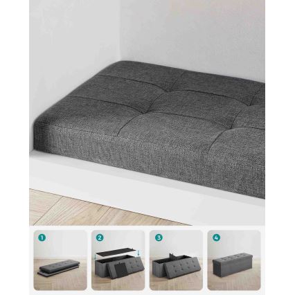 Bank SULTAN donkergrijs