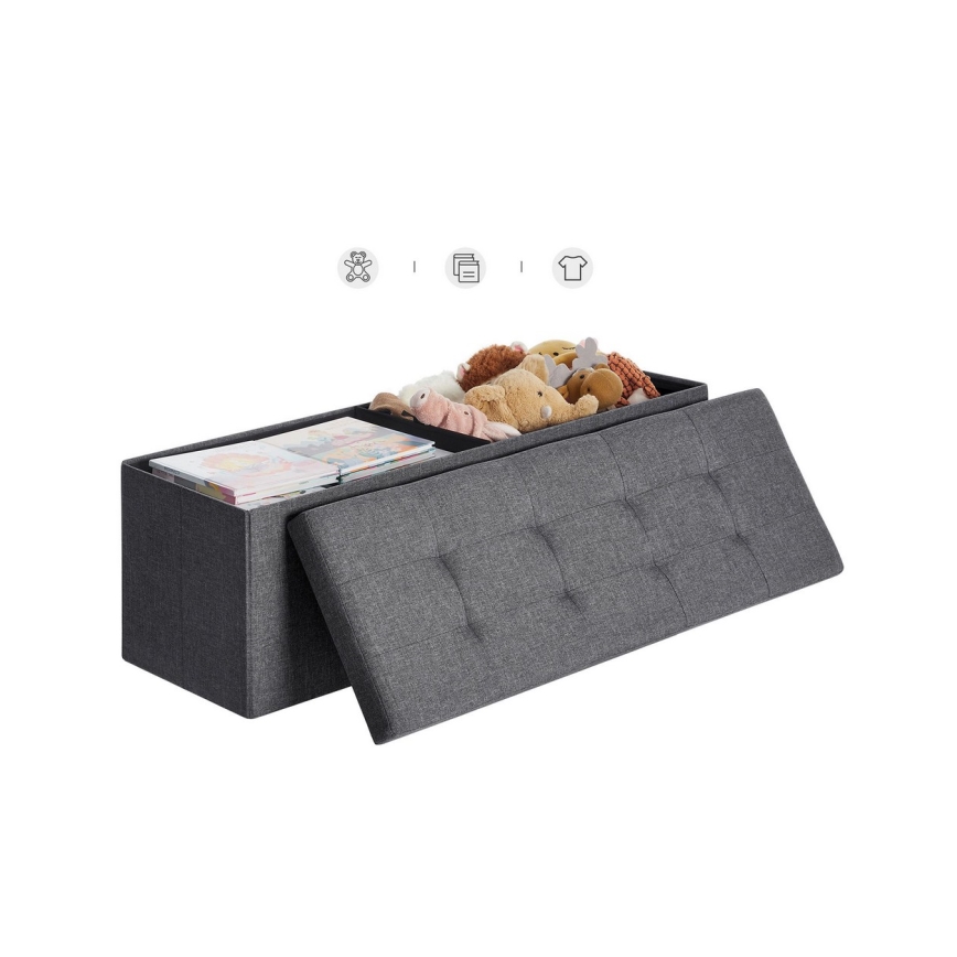 Bank SULTAN donkergrijs