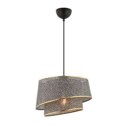 BARETTE Hanglamp 1xE27/60W/230V Grijs/Goud