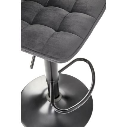 Barkruk 106x43 cm antraciet