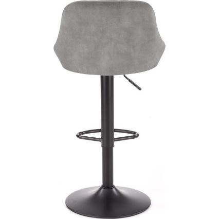 Barkruk 106x47 cm grijs/zwart