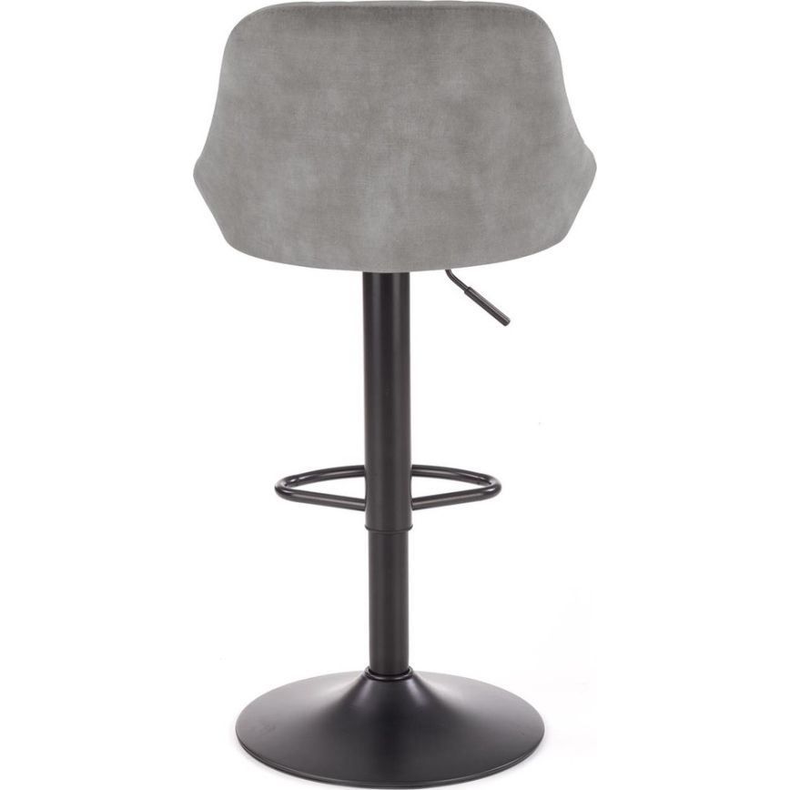 Barkruk 106x47 cm grijs/zwart