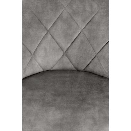 Barkruk 106x47 cm grijs/zwart
