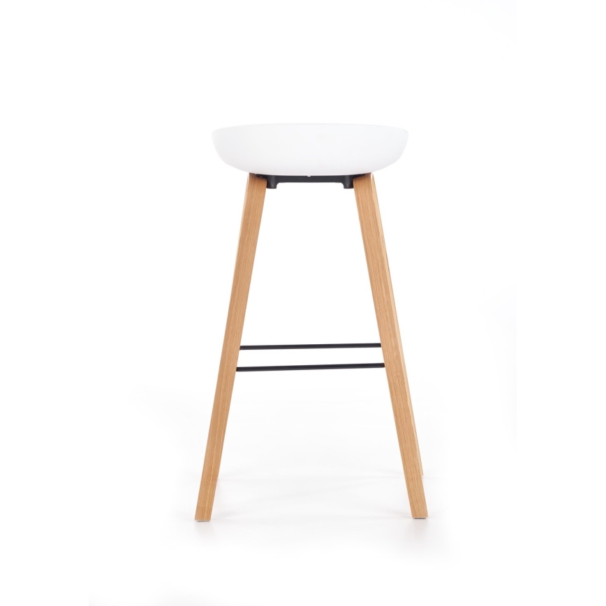 Barkruk 81x51 cm beige/wit