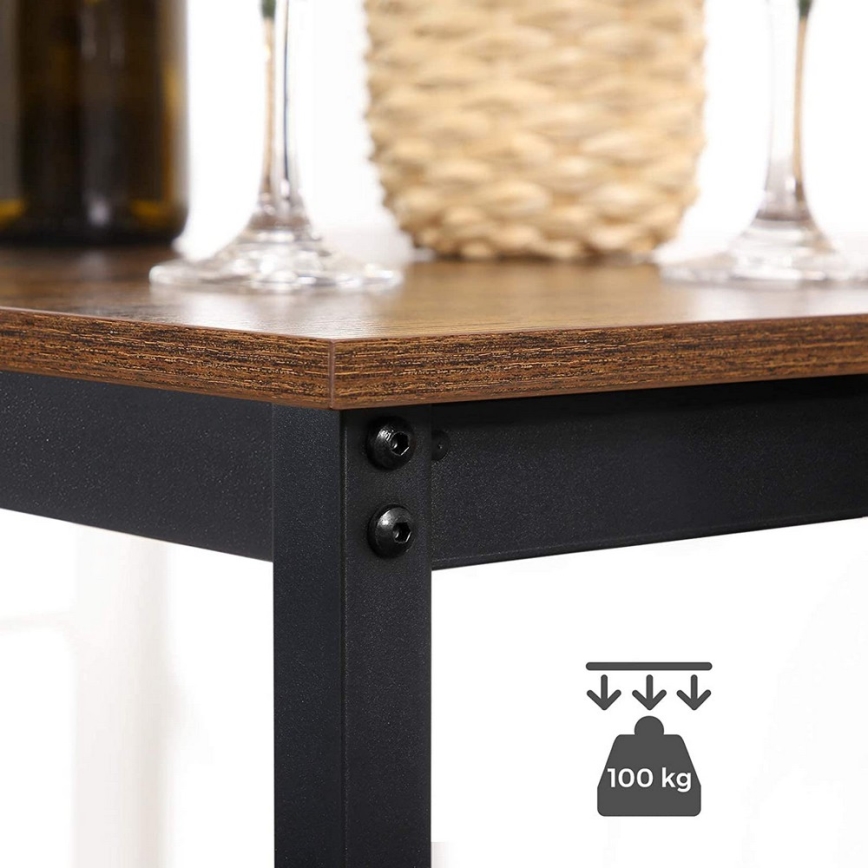 Bartafel BARTIS bruin/zwart