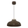 BASCA hanglamp aan snoer 1xE27/15W/230V bruin/beige