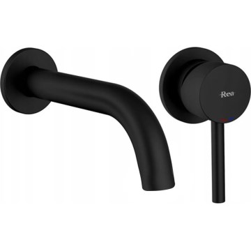 BAT-B0969 - Inbouw-wastafelkraan LUNGO mat zwart