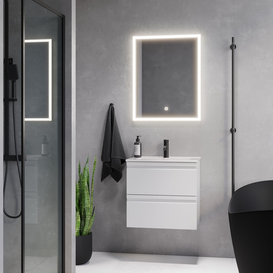 BATH DELUXE 01-060-07-58-00 - LED Badkamerspiegel met verlichting FORNAES LED/14,3W/230V IP44