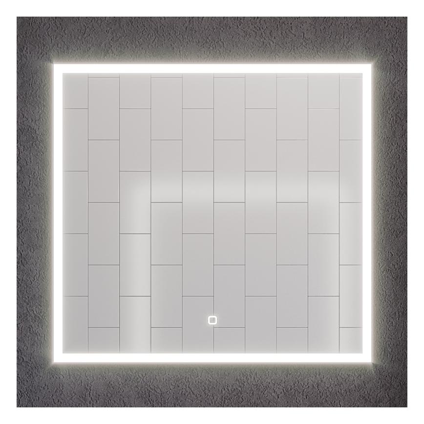 BATH DELUXE 01-080-07-58-00 - LED Badkamer spiegel met een achtergrondverlichting FORNAES LED/15,6W/230V IP44