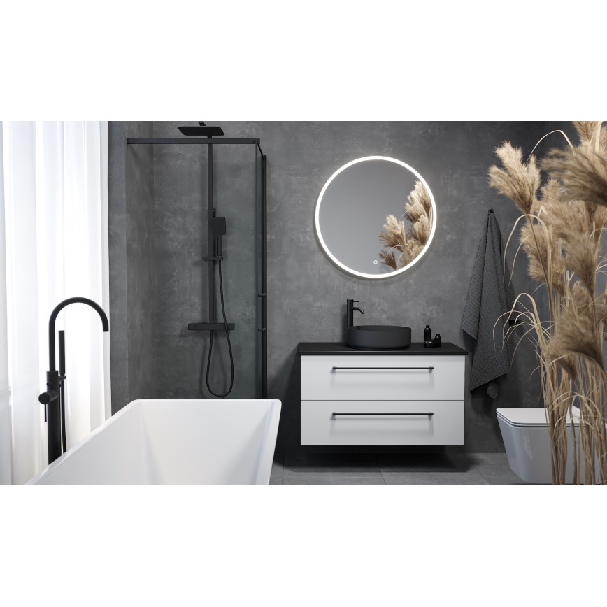BATH DELUXE 01-080-08-58-00 - LED Badkamer spiegel met een achtergrondverlichting FORNAES LED/13,8W/230V IP44